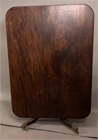 Breakfast table ca. 1820; in mahogany,