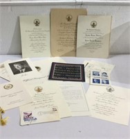 Three Presidential Inauguration Invitations M7A