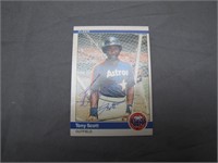 1984 Fleer Signed Tony Scott Baseball Card