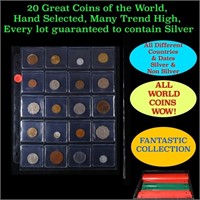 20 Great Coins of the World, hand selected, many t