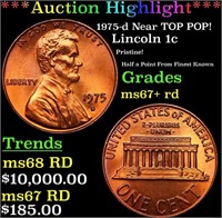 ***Auction Highlight*** 1975-d Lincoln Cent Near T