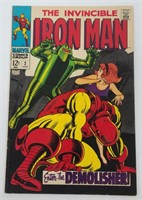 Marvel 1968 Iron Man #2 1st App Demolisher Robot