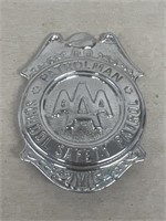 AAA school safety badge