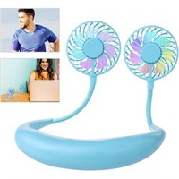3 Speed Neck Fan For Work Or Play Assorted Colors