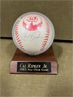 1983 All Star Game Cal Ripken Jr. Signed Ball
