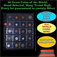 20 Great Coins of the World, hand selected, many t