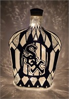 White Sox 2005 Champs Stained Glass Bottle Light