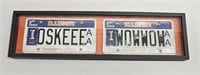Oskee WowWow Personalized Illini License Plates