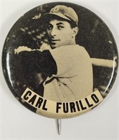 1950's Carl Furillo  PM-10 Stadium Pinback