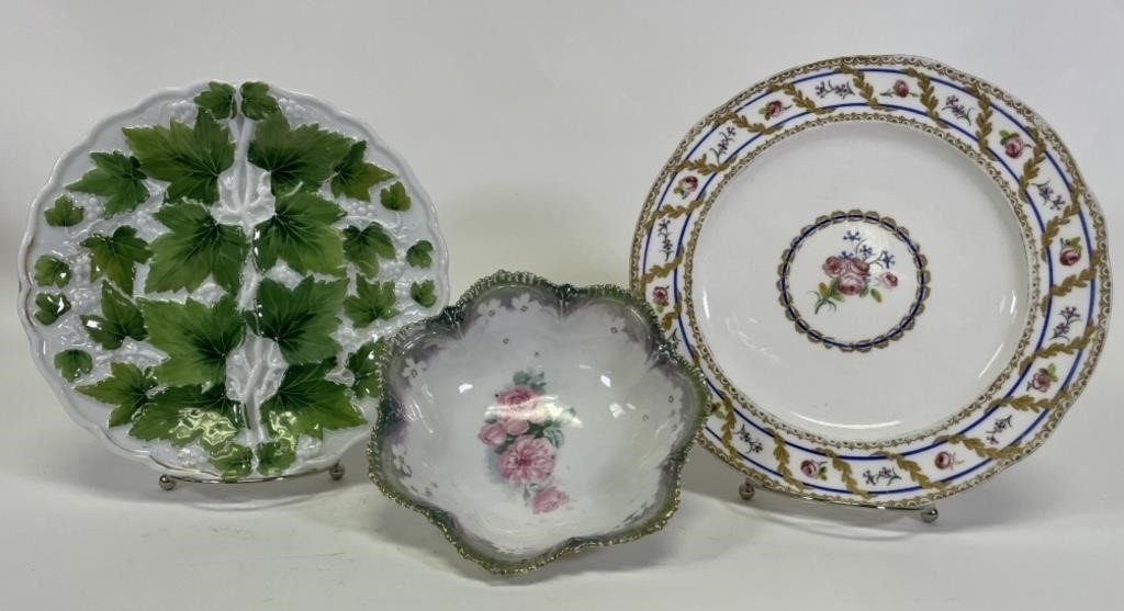 Antique Sevres, Meissen & RS Prussia Porcelain