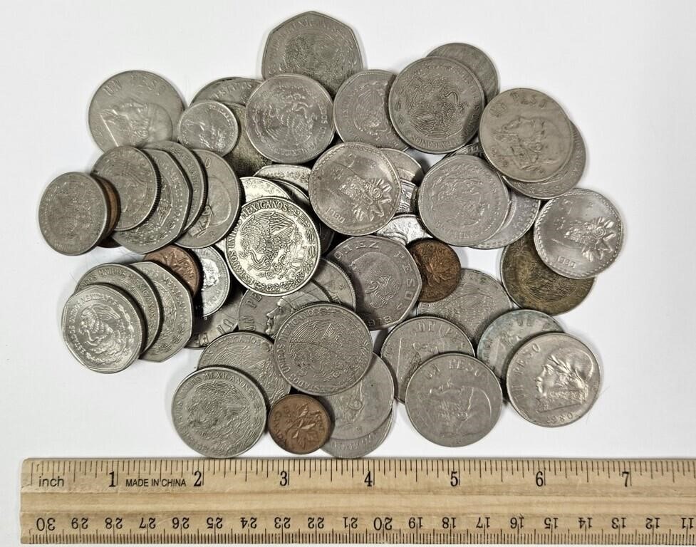 Lot of World Coins Most Mexico