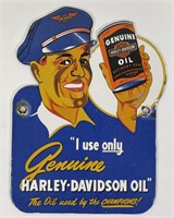 Genuine Harley-Davidson Porcelain Advertising Sign