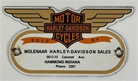 Harley-Davidson Hammond IN Porcelain Sign