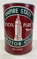 NOS Empire State Motor Oil One Quart Paper Label