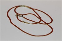 20.5" 14k yellow gold Necklace 5.3 grams total