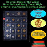 20 Great Coins of the World, hand selected, many t