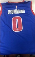 Andre Drummond Autographed Jersey