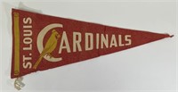 1930s or 1940s St Louis Cardinals 29" Felt Pennant