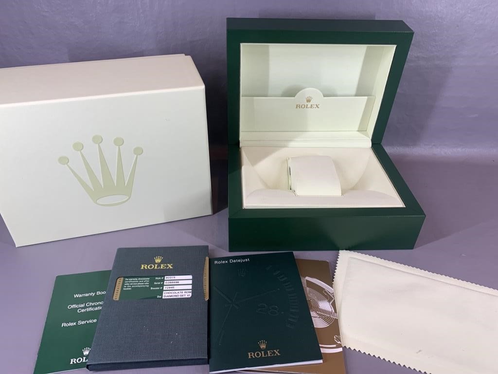 A Rolex Watch Box, Manual, Cards Case Only