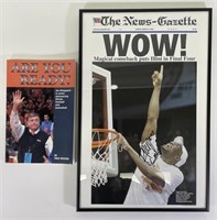 Signed Powell Jr Elite 8 Poster & Sheppard Book