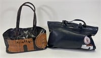 2 Fighting Illini Vintage Chief Illiniwek Bags