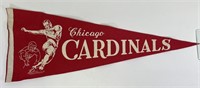 1950's Chicago Cardinals Soft Felt 29" Pennant