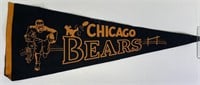 1950s Chicago Bears Soft 29" Felt Pennant