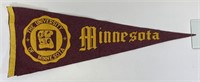 1950s Univ of Minnesota Soft Felt 29" Pennant