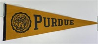 Mid Century Purdue University Felt 29" Pennant