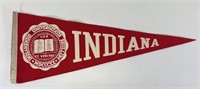 1950s Indiana University Soft Felt 29" Pennant