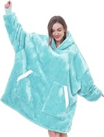 Kipswiza Oversized Blanket Hoodie  Teal  Adult