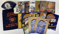 Fighting Illini Collectibles incl 1984 Rose Bowl