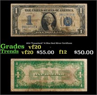 1934 "Funnyback" $1 Blue Seal Silver Certificate G