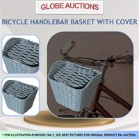 BICYCLE HANDLEBAR BASKET WITH COVER