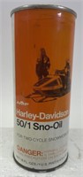 NOS Harley-Davidson 50/1 Sno-Oil 1 US Pint Can