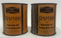 1948 Harley-Davidson Gunk Motorcycle Cleaner Cans