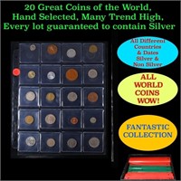 20 Great Coins of the World, hand selected, many t