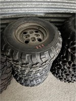 Goodyear rawhide 26 inch tires on 12 inch gray