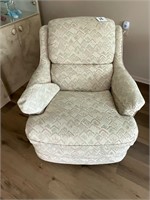 Decorative Cream Swivel Chair