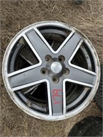 Late 90’s five bolt jeep 17 inch alloy rims with