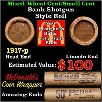 Lincoln Wheat Cent 1c Mixed Roll Orig Brandt McDon