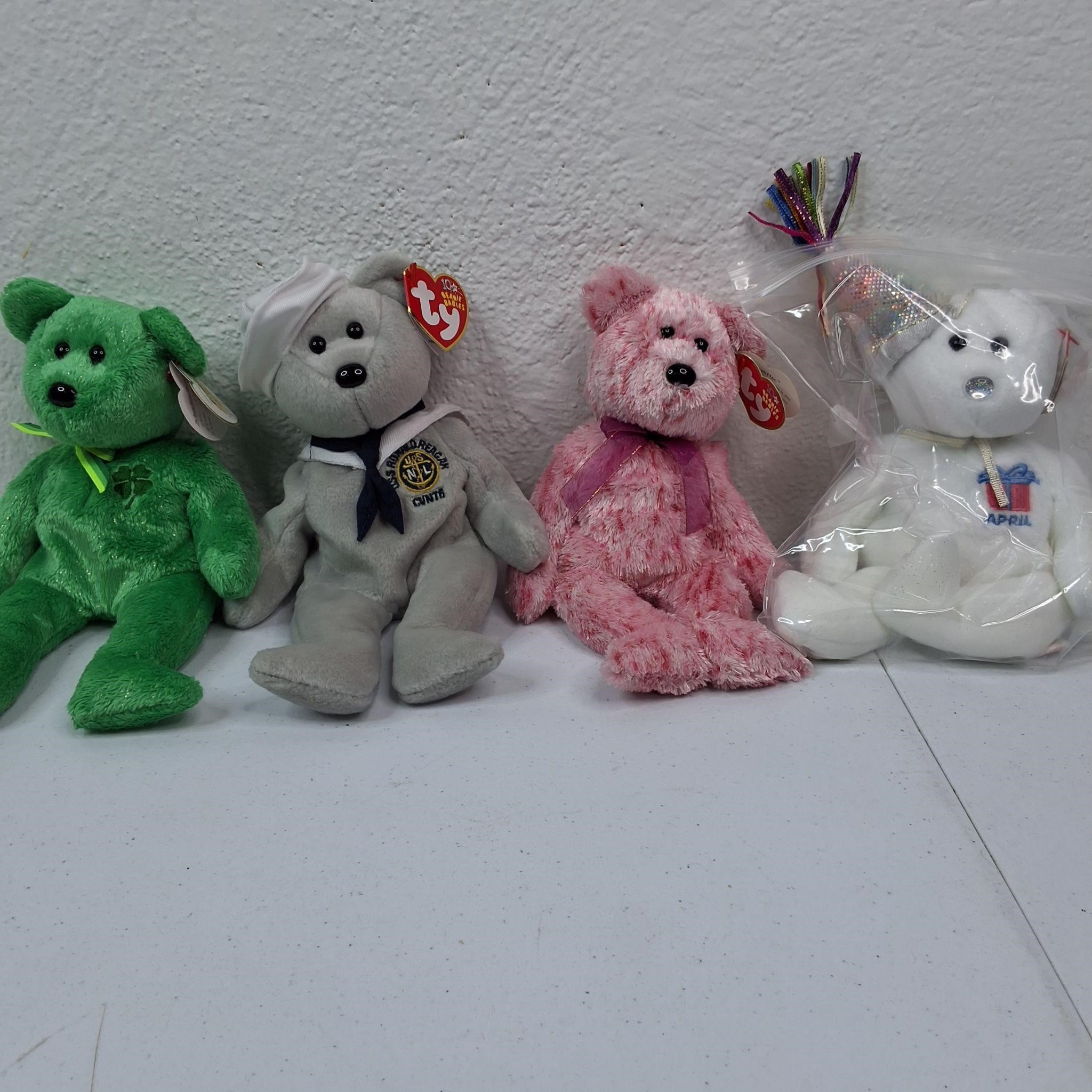 4 TY BEANIE BABIES