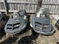 Pair of 1980’s Arctic Cat Jag snowmobiles one has