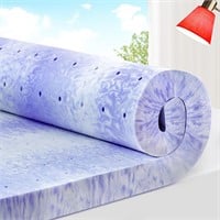 ELEMUSE 2" Queen Mattress Topper Gel Infused