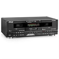 Final Sale, Pyle Home Digital Tuner Dual Cassette
