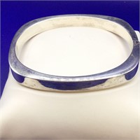 Solid Sterling Silver Bangle Bracelet