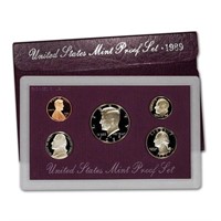 1989 United States Mint Proof Set 5 coins