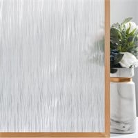 VELIMAX Frosted Window Privacy Film Non Adhesive