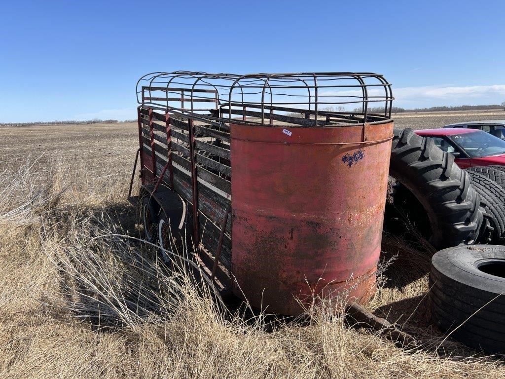 Older homemade horse trailer needs TLC