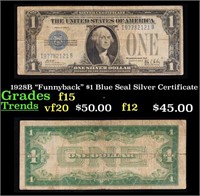 1928B "Funnyback" $1 Blue Seal Silver Certificate